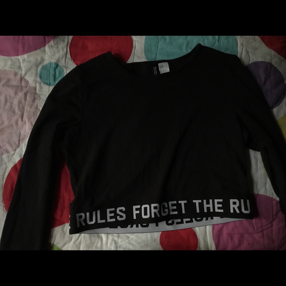 Long Sleeve Crop Top
